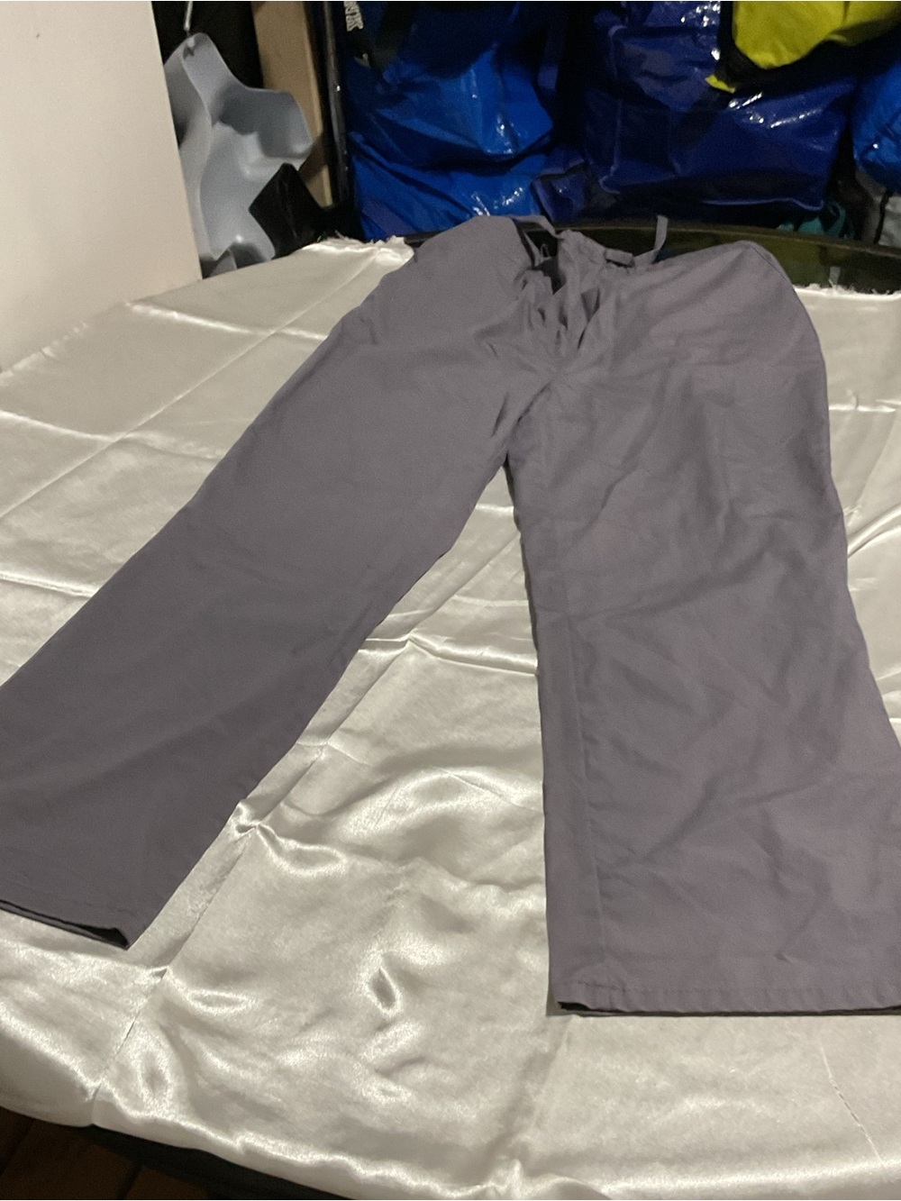 Smart Scrubs Charcoal Elastic-Waist Scrub Pants
